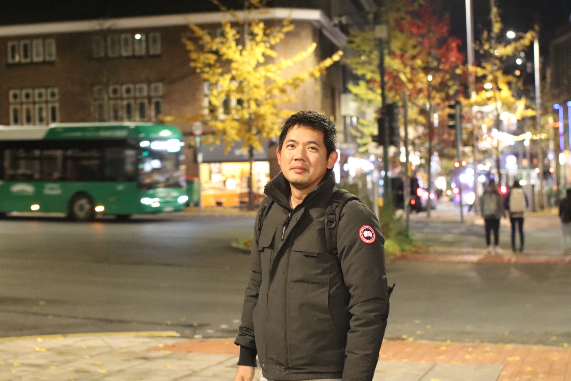 Ahmad Hazwan bin Abinan on an autumn evening in Exeter